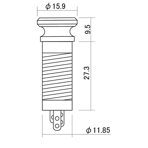 Гнездо Hosco EP-110 Nickel