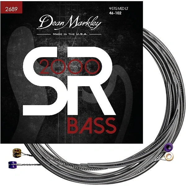 Струны для бас-гитары Dean Markley 2689 SR2000 ML-4 46-102