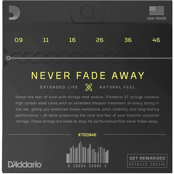 Струны для электрогитары D'Addario XTE0946 09-46