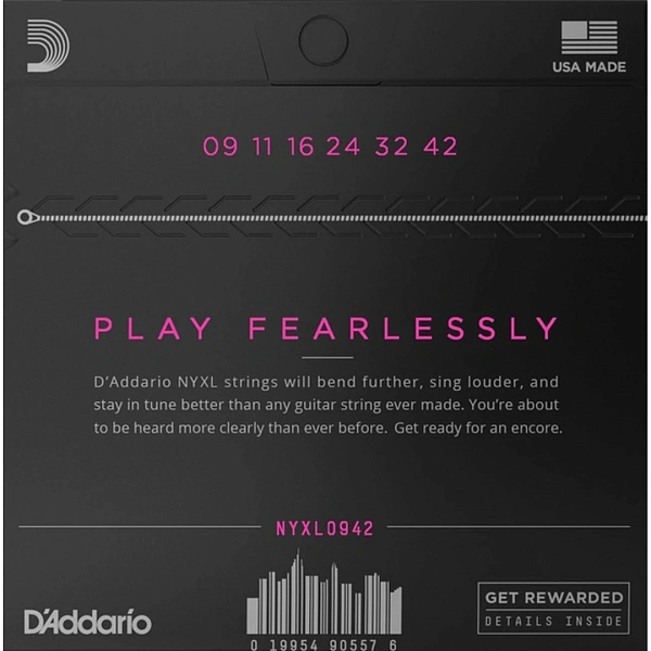 Струны для электрогитары D’addario NYXL0942 9-42