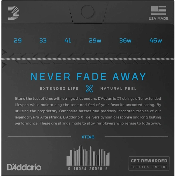 Струны для классической гитары D'Addario XTC46 HT