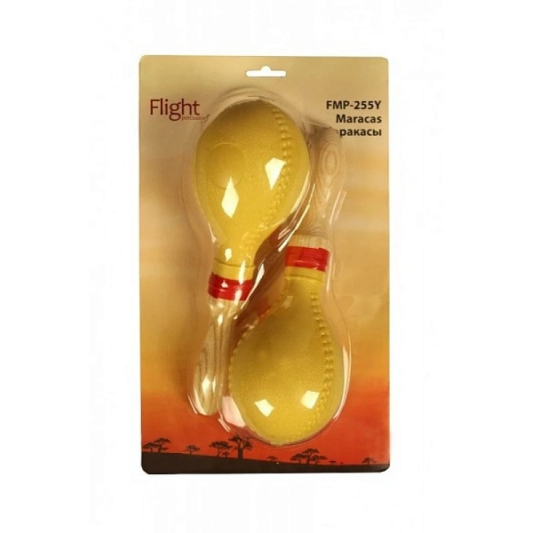 Маракасы пластиковые Flight FMP-255Y