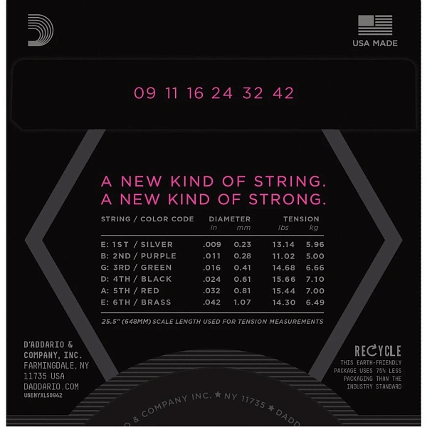 Струны для электрогитары D'Addario NYXLS0942 9-42