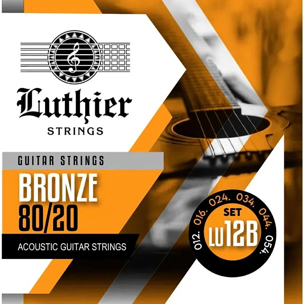 Струны для акустической гитары Luthier LU-12B 12-54
