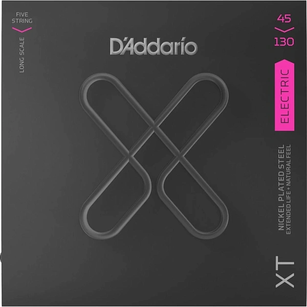 Струны для бас-гитары D'Addario XTB45130 45-130