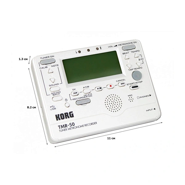 Тюнер-метроном Korg TMR-50PW